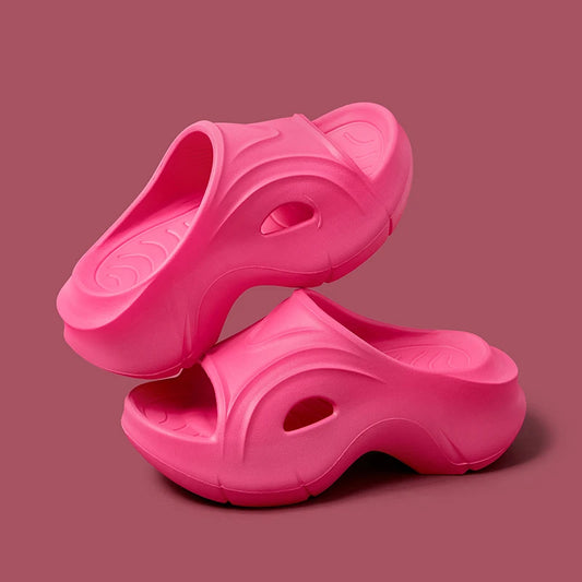 Women's Summer Slippers – Lightweight, Non-Slip Thick Sole Sandals