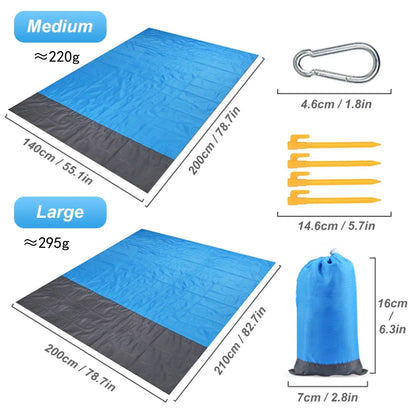 Waterproof Sandproof Beach Blanket – Lightweight & Portable