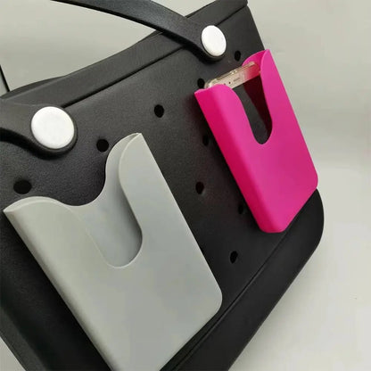 Rubber Phone Holder Charm – DIY Insert Accessory for Beach Bags