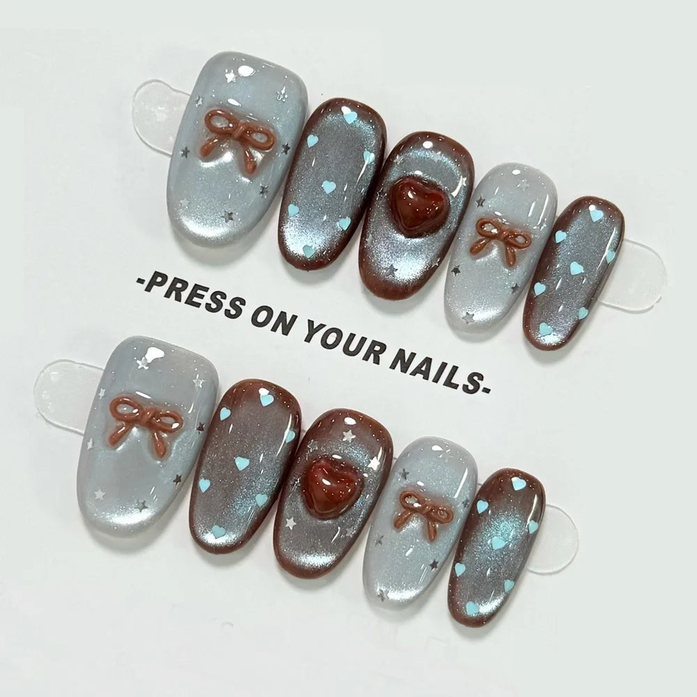 Blue-Brown Cat Eye No. 01