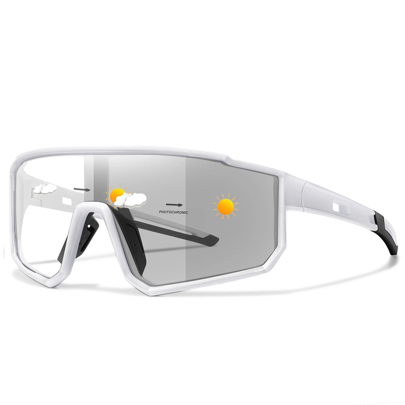 Fashion Brand Photochromic Cycling Sunglasses – Adaptive Sports Eyewear for Men & Women