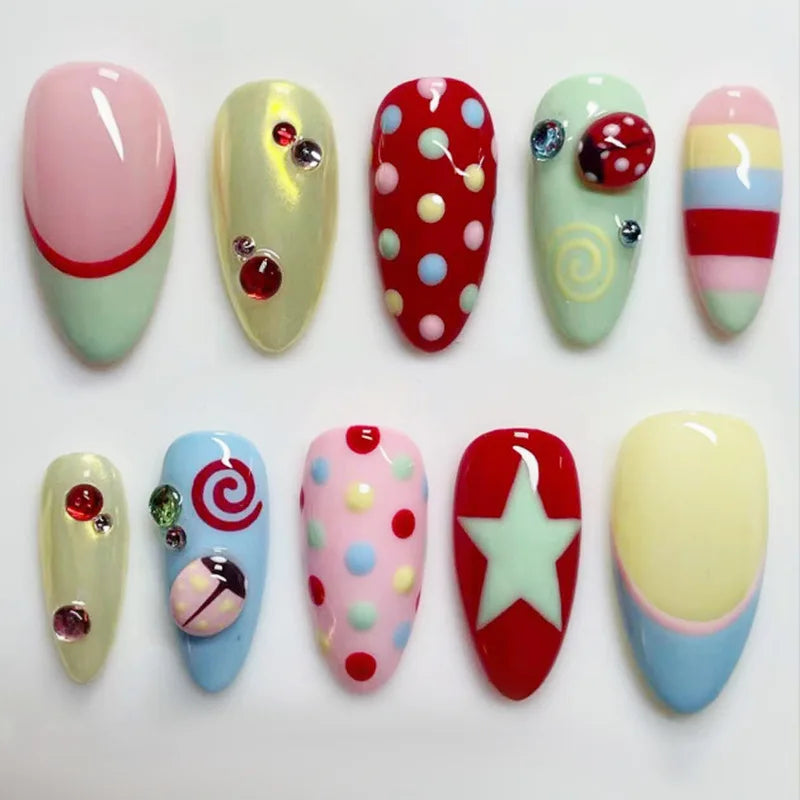Dopamine 3D No. 05 press-on nails