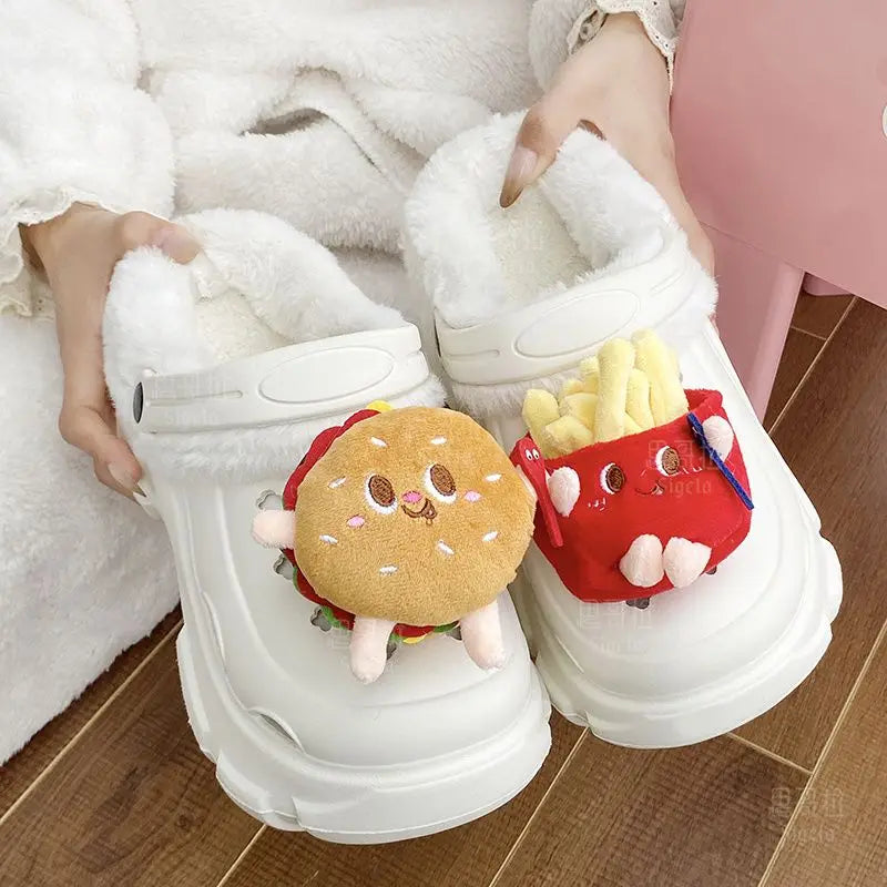 Women’s Waterproof Platform Clogs – Designer Sandals with Charms