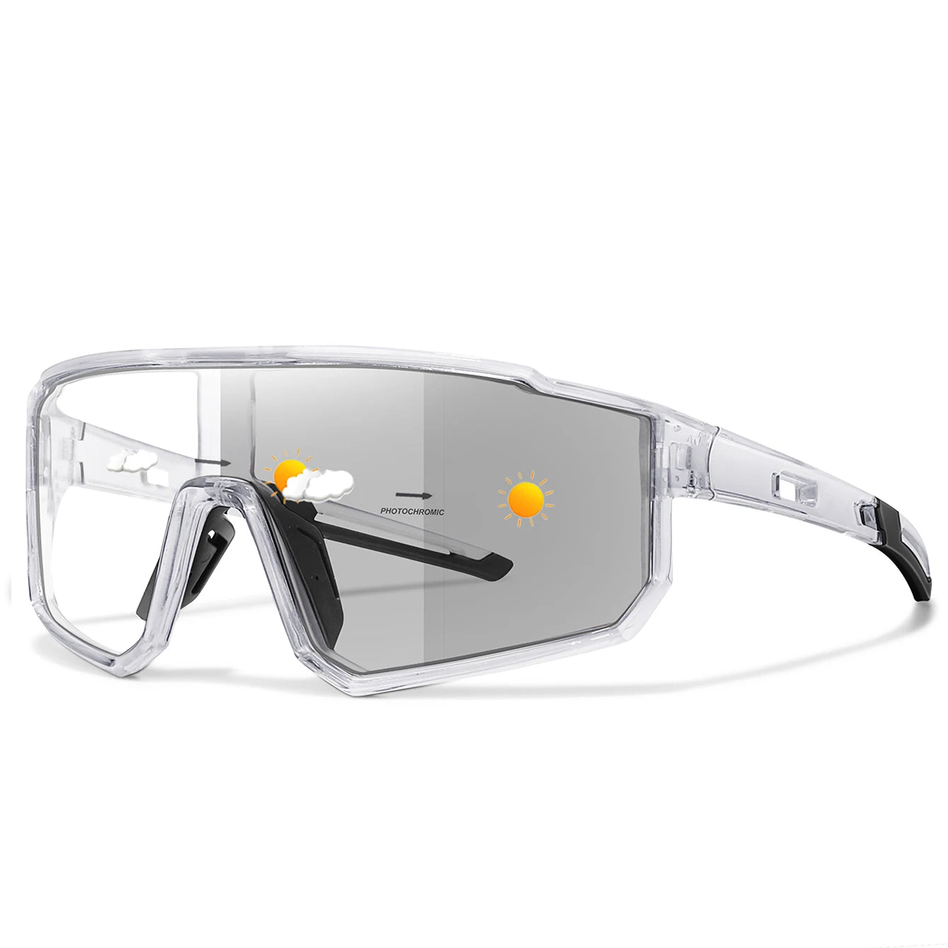 Fashion Brand Photochromic Cycling Sunglasses – Adaptive Sports Eyewear for Men & Women