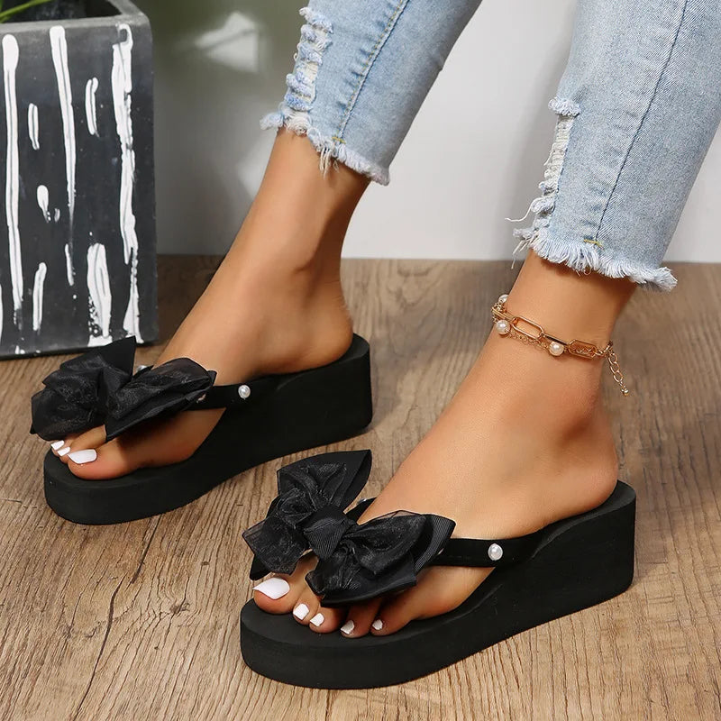 Ceeprints Women's Platform Flip-Flops