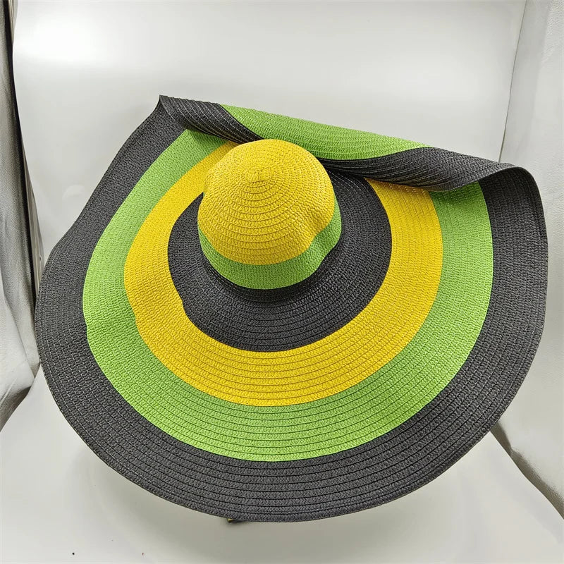 Ceeprints 25cm Elegant Raffia Sun Hat