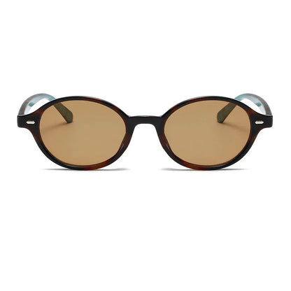 Retro Small Oval Sunglasses – Unisex Vintage Shades