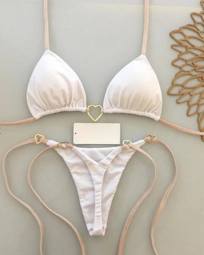 Sexy Halter Bikini Set – Brazilian Thong Swimwear