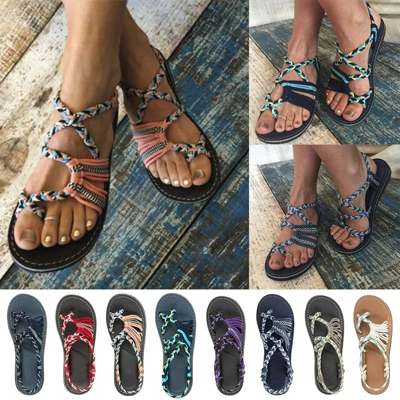 Ceeprints Rope Knot Sandals