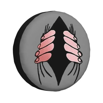 Custom Pink Donut Spare Tire Cover – Fits 14" 15" 16" Wheels