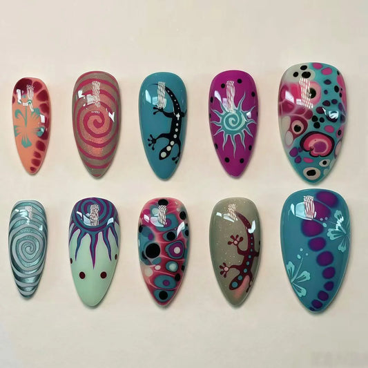 Dopamine 3D No. 06 press-on nails