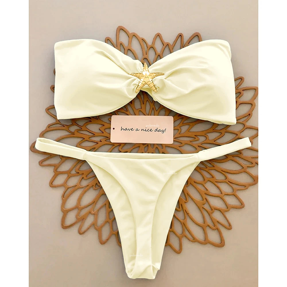 Push-Up Micro Bikini Set – 2025 Sexy Brazilian Swimsuit for Women
