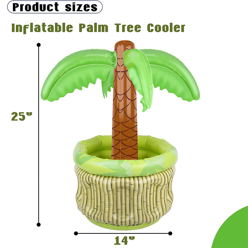 Inflatable Palm Tree Ice Bucket – Fun Party Drink Cooler