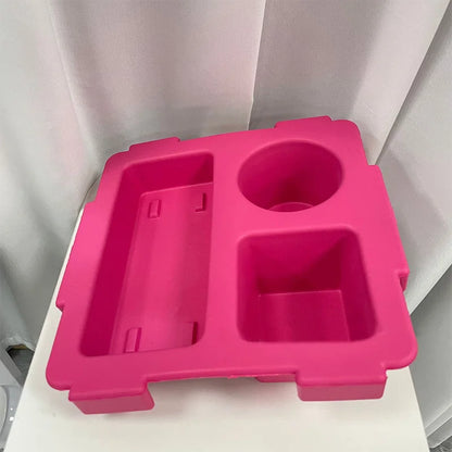 Cup Holder Tray Organizer – Waterproof Storage for Stanley & Beach Bag, Travel & Camping Use