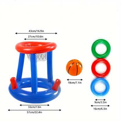 Inflatable Water Basketball Hoop – Fun Pool Game