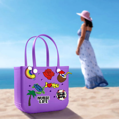 Beach Bag Charms – Pearls, Love, Butterfly & Chain for Simply Southern