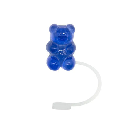 1PC Bear Straw Tip Cover – 10mm Dust-Proof Silicone Topper for 30/40oz Tumblers