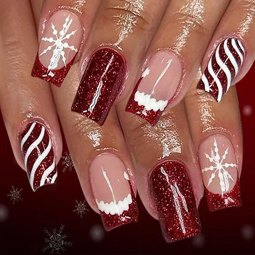 Christmas Cheer No. 01 press-on nails