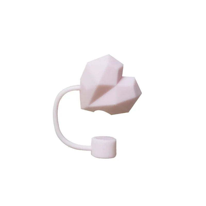 Straw Cover Cap for 30oz 40oz Tumbler Cup, Heart-shaped Straw Topper