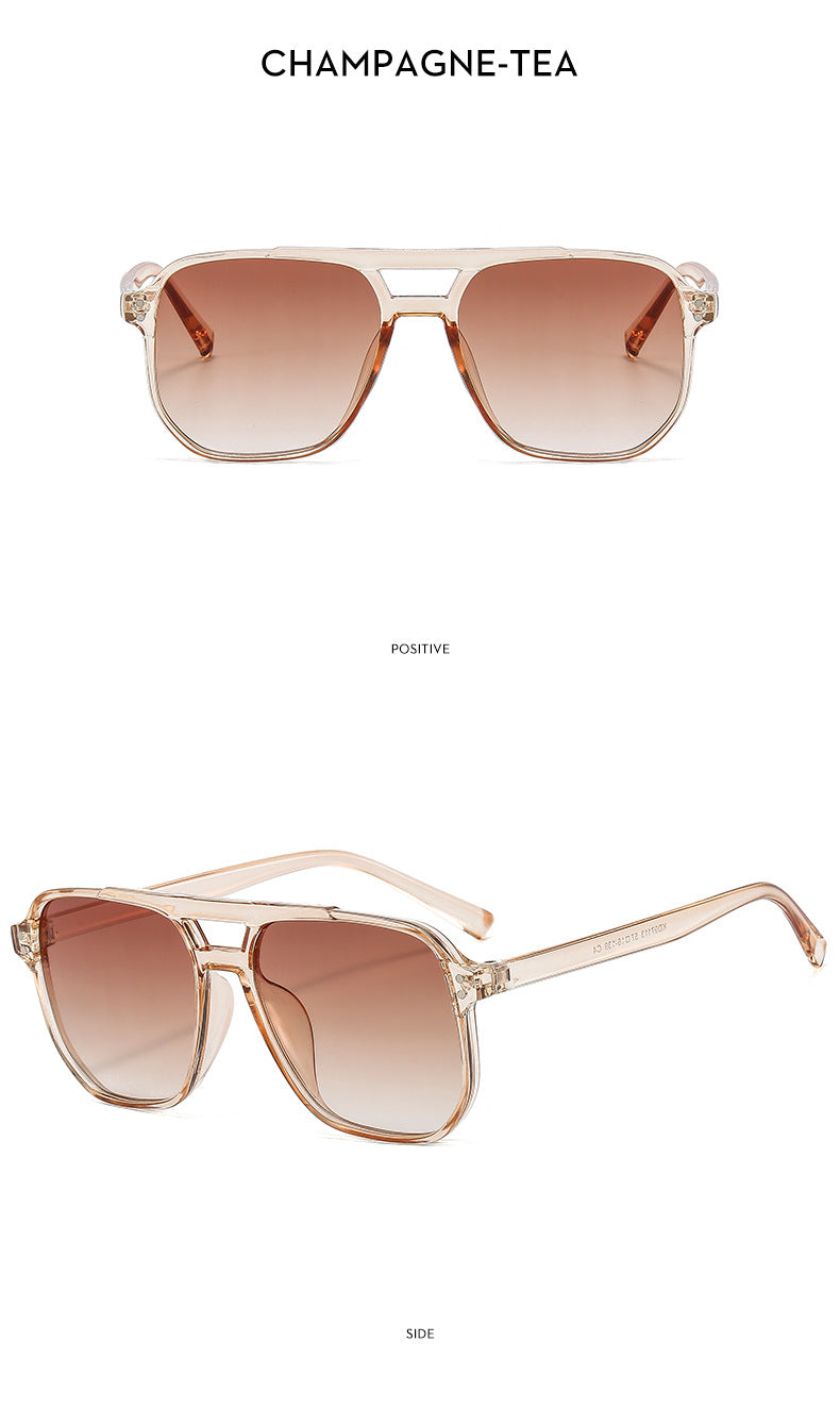 Vintage Square Sunglasses – Chic UV400 Eyewear for Men & Women