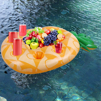 Pineapple Inflatable Drink Holder – Pool & Party Float