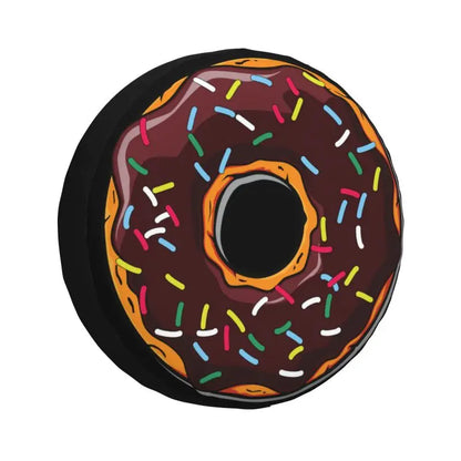 Custom Pink Donut Spare Tire Cover – Fits 14" 15" 16" Wheels