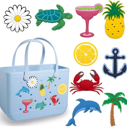 Beach Bag Charms – Pearls, Love, Butterfly & Chain for Simply Southern