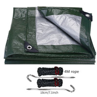 Tarpaulin with tool
