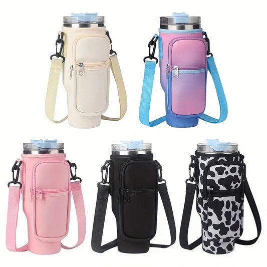 Ice Brave Cup Cover – Fits 30oz/40oz Cups, with 2 Storage Pouches for Phone & Essentials