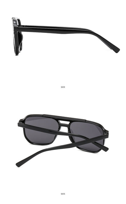 Vintage Square Sunglasses – Chic UV400 Eyewear for Men & Women
