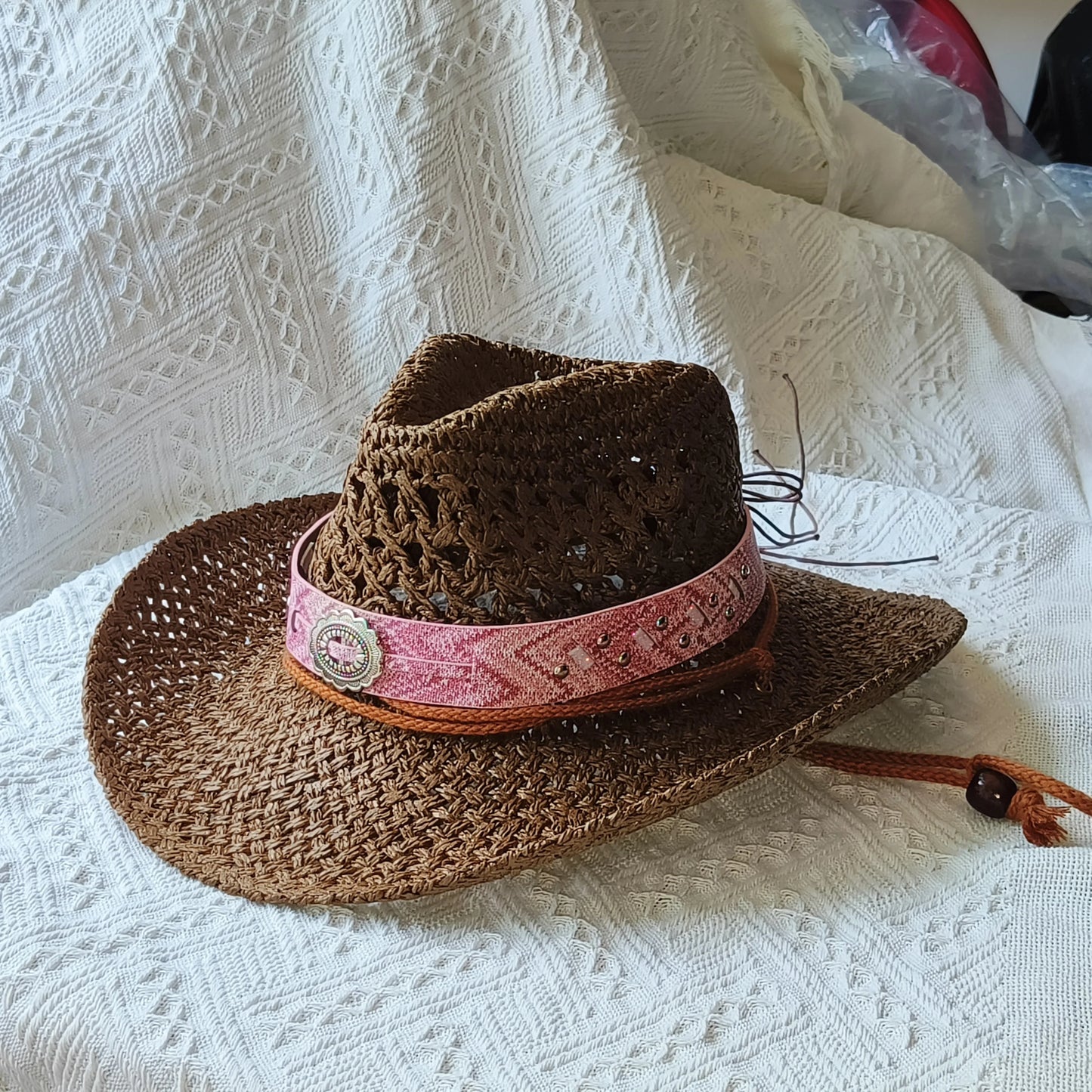 Ceeprints Natural Cowboy Hat