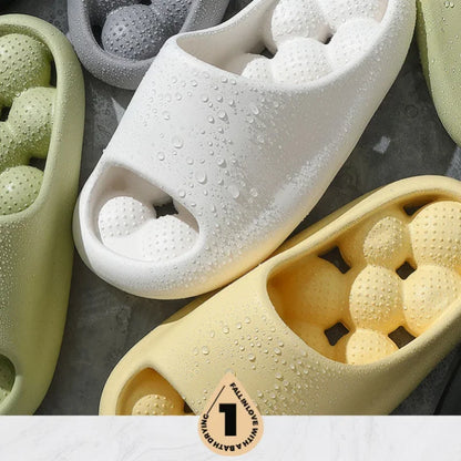Unisex Summer Cloud EVA Massage Slippers – Non-Slip Beach & Home Slides