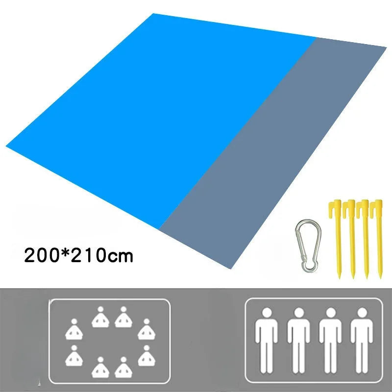 Waterproof & Sandproof Picnic Mat – Portable Outdoor Blanket