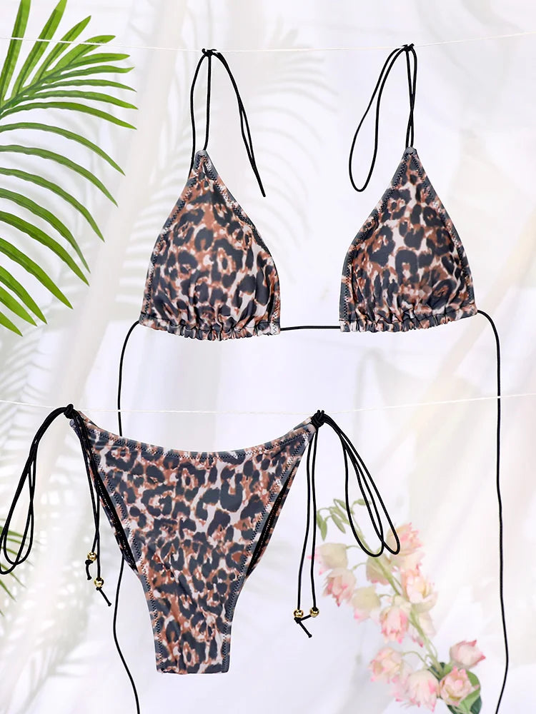 ZRTAK 2024 Women's Push-Up Bikini Set – Sexy Two-Piece Swimsuit for Beach & Pool