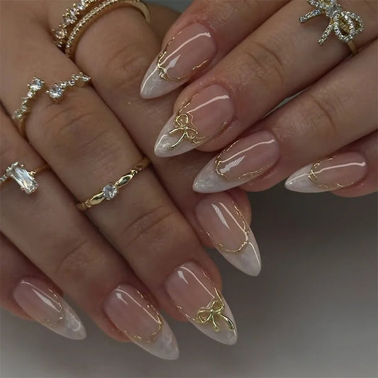 Kawaii Flower Almond No. 07 press-on nails