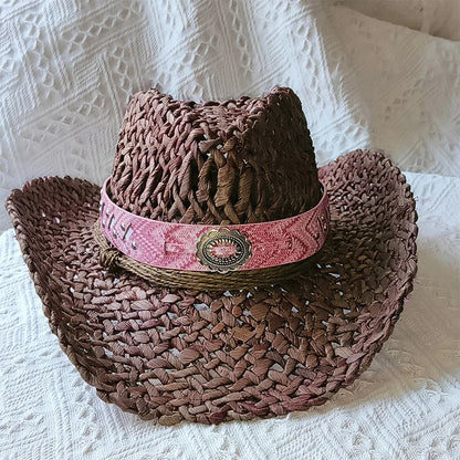Ceeprints Natural Cowboy Hat