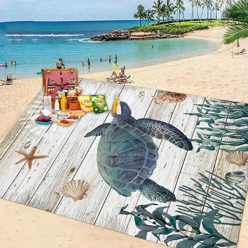 Waterproof & Sandproof Picnic Mat – Portable Outdoor Blanket