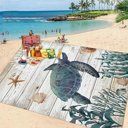 Waterproof & Sandproof Picnic Mat – Portable Outdoor Blanket