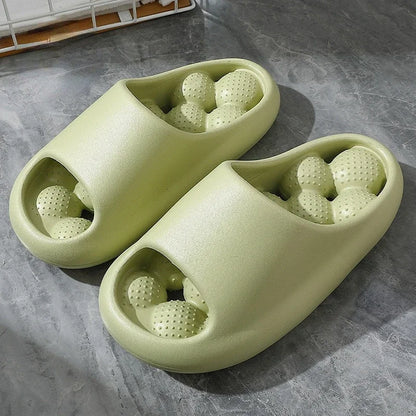 Unisex Summer Cloud EVA Massage Slippers – Non-Slip Beach & Home Slides