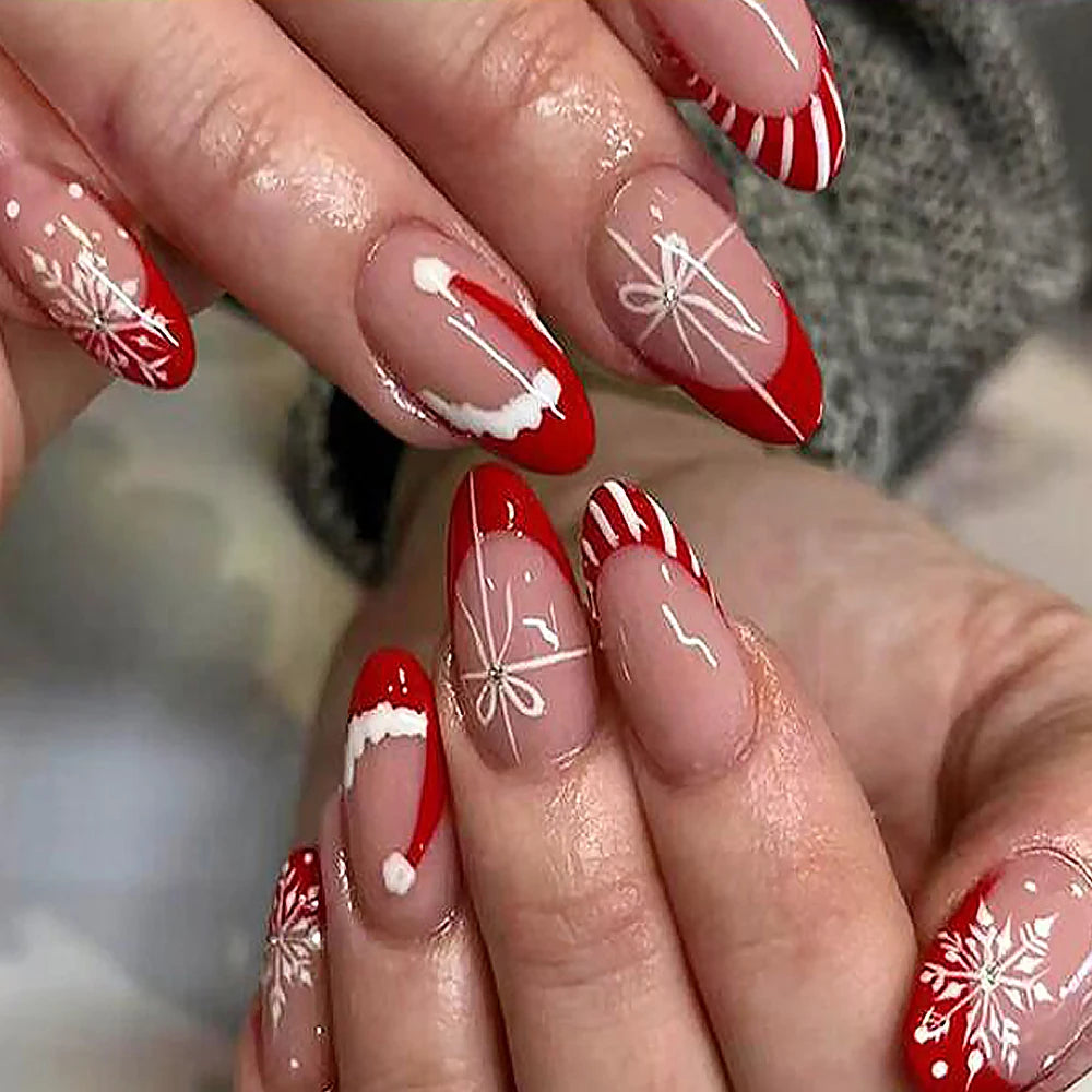 Christmas Cheer No. 08 press-on nails