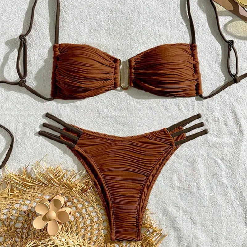Sexy Push-Up Brazilian Bikini – Women's Swimwear Set