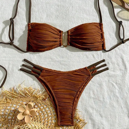 Sexy Push-Up Brazilian Bikini – Women's Swimwear Set