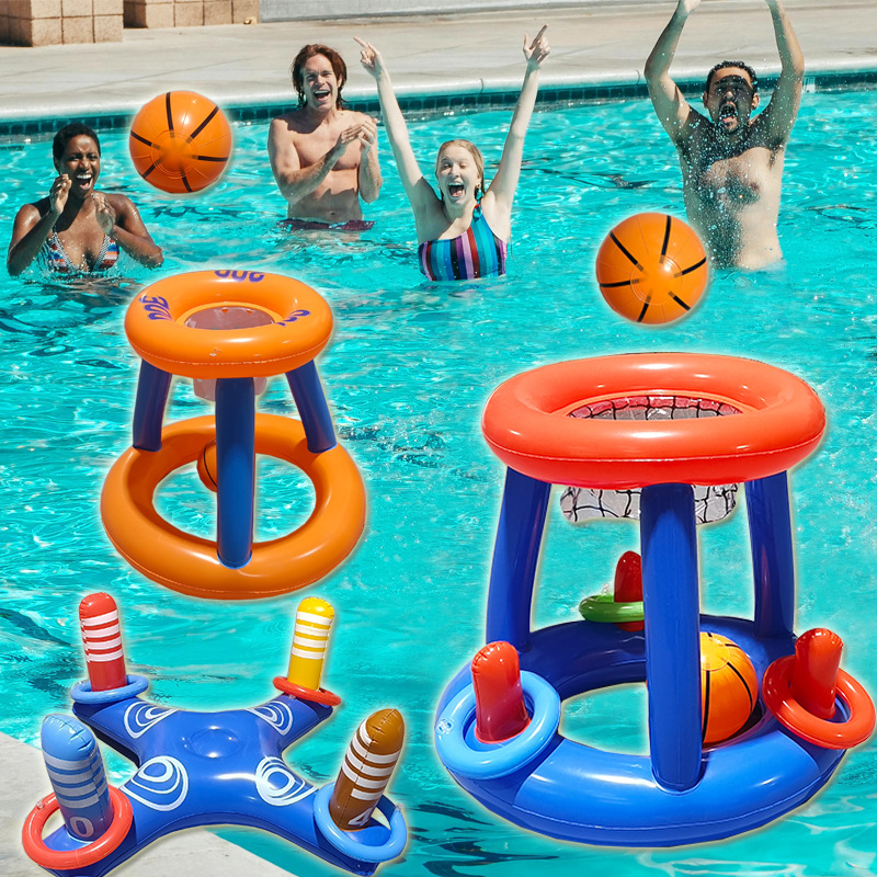 Pool Basketball Inflatable Water Basketball Hoop – Fun Pool Game – Ceeprints