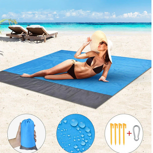 Waterproof Sandproof Beach Blanket – Lightweight & Portable