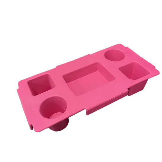 Cup Holder Tray Organizer – Waterproof Storage for Stanley & Beach Bag, Travel & Camping Use