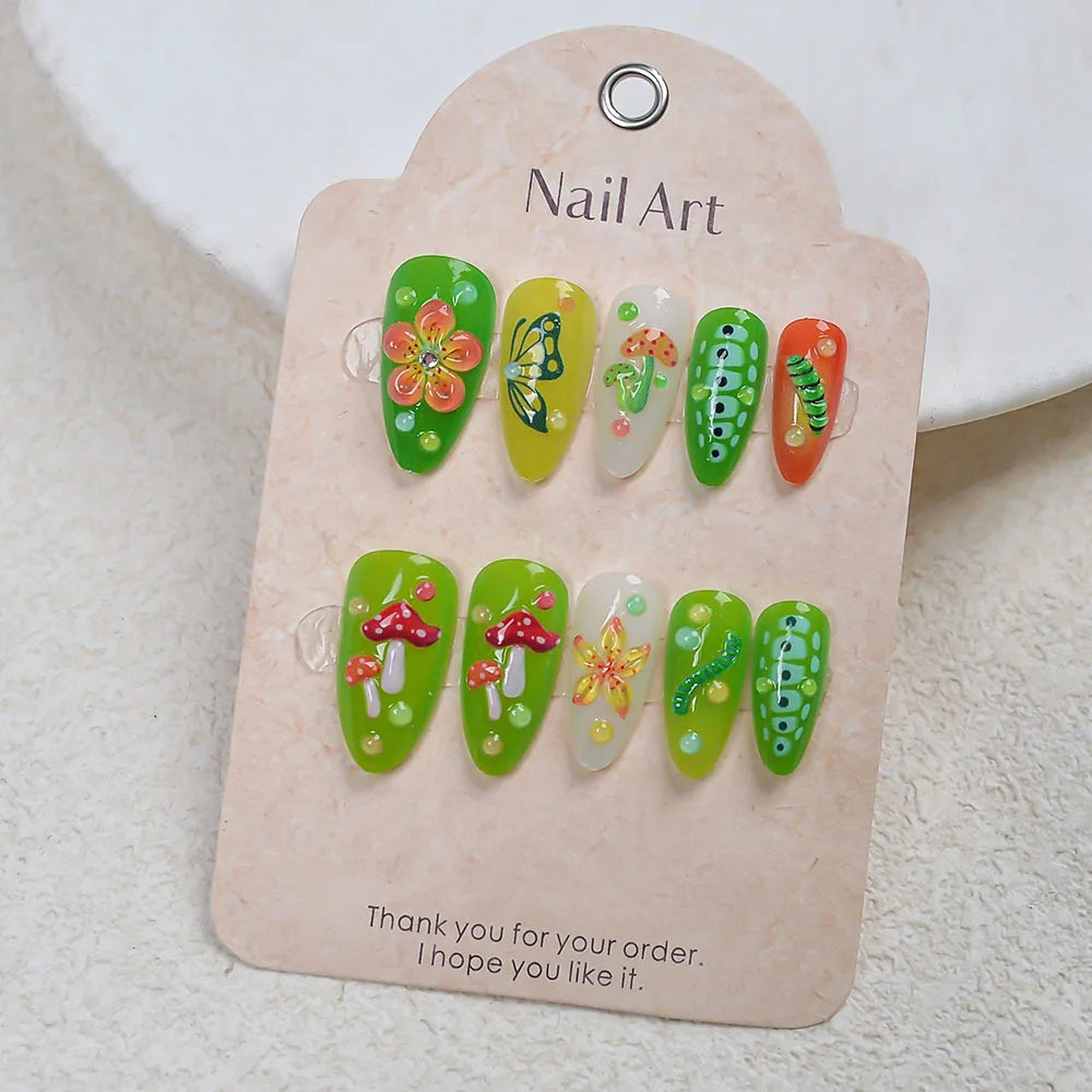 Dopamine 3D No. 20 press-on nails