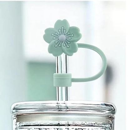 10mm Bow Straw Covers – Cute Reusable Silicone Toppers for Tumbler