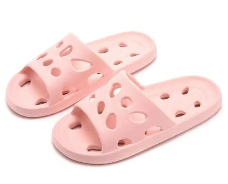 Summer Non-Slip Leaky Slippers – Unisex EVA Sandals for Home & Beach