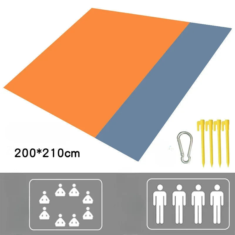Waterproof & Sandproof Picnic Mat – Portable Outdoor Blanket