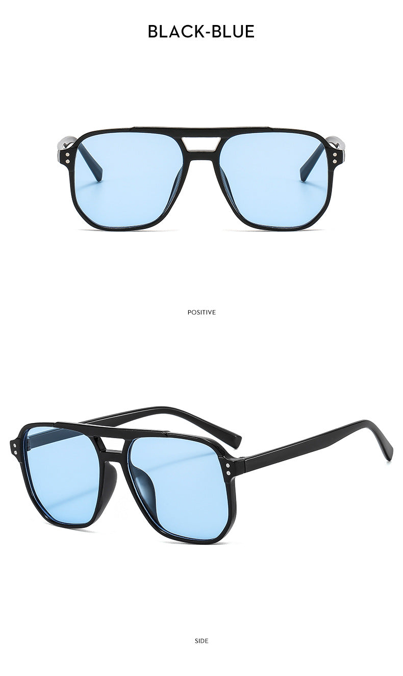 Vintage Square Sunglasses – Chic UV400 Eyewear for Men & Women